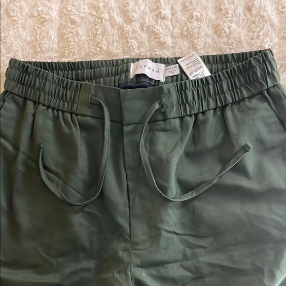 Topman Green Chino Pants Modern Fit - Picture 3 of 5